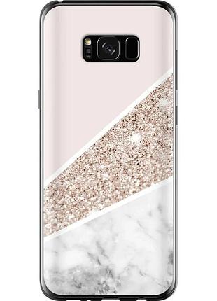 Чехол 2d пластиковый на телефон samsung galaxy s8 plus пастельный мрамор "4342t-817-58250"