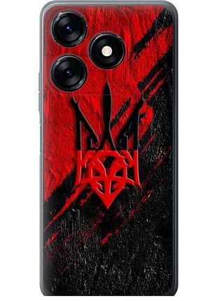 Чехол силиконовый патриотический на телефон tecno spark 10 герб v4 "5293u-3023-58250"