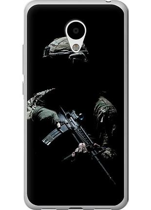 Чехол 2d пластиковый патриотический на телефон meizu m3s защитник v3 "5226t-943-58250"