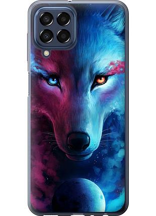 Чехол tpu на телефон samsung galaxy m33 m336b арт-волк "3999b-2633-58250"