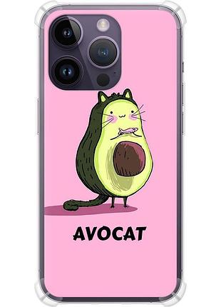 Чохол силіконовий протиударний с посиленими кутами на телефон iphone 14 pro max avocat "4270sp-2667-58250"