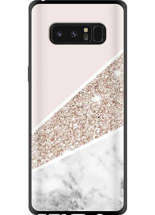 Чехол tpu на телефон samsung galaxy note 8 пастельный мрамор "4342b-1020-58250"