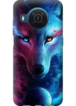 Чохол силіконовий на телефон nokia x20 арт-вовк "3999u-2532-58250"