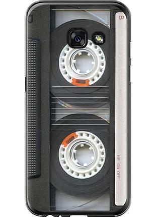 Чехол 2d пластиковый на телефон samsung galaxy a3 (2017) кассета "876t-443-58250"