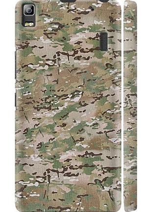 Чохол 3d пластиковий матовий на телефон lenovo a7000 камуфляж v5 "1201m-120-58250"