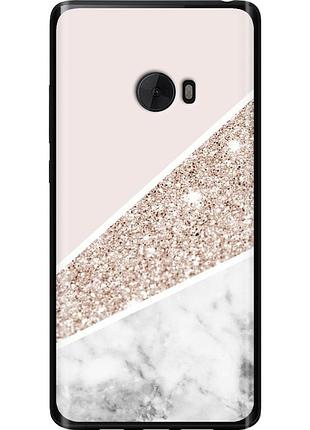 Чехол силиконовый на телефон xiaomi mi note 2 пастельный мрамор "4342u-422-58250"