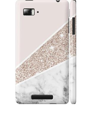 Чохол 3d пластиковий матовий на телефон lenovo vibe z k910 пастельний мармур "4342m-85-58250"
