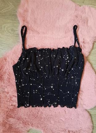 Топ женский с блестками