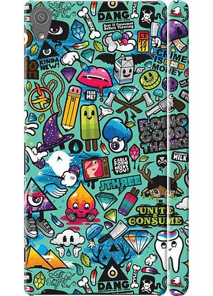 Чохол 3d пластиковий глянцевий на телефон sony xperia xa ultra dual f3212 стікер бомбінг 1 "693c-391-58250"