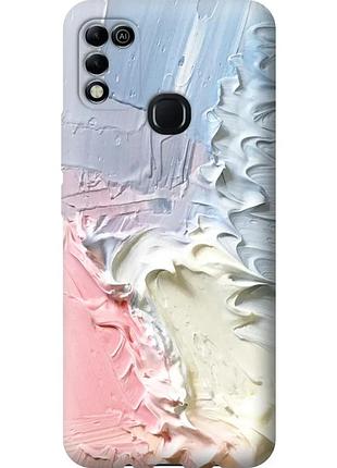 Чехол силиконовый на телефон infinix hot 11 play пастель v1 "3981u-2756-58250"