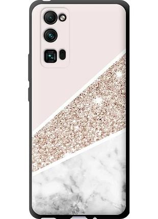 Чехол tpu на телефон huawei honor 30 pro пастельный мрамор "4342b-1920-58250"