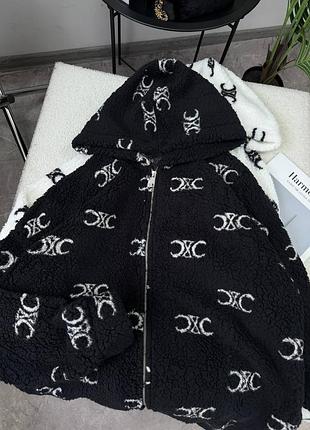 Махрова тепла кофта 🤍🖤☃️