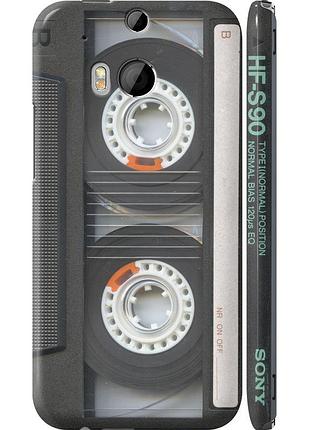 Чохол 3d пластиковий матовий на телефон htc one m8 касета "876m-30-58250"