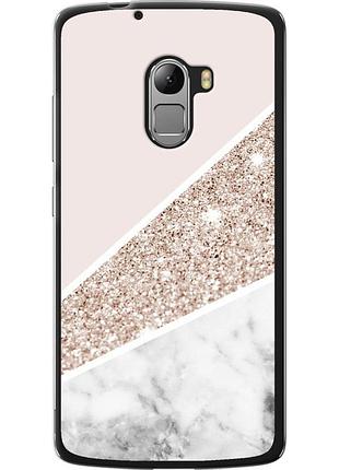 Чехол силиконовый на телефон lenovo a7010 пастельный мрамор "4342u-232-58250"