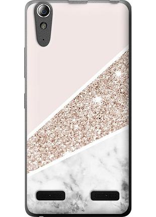 Чехол силиконовый на телефон lenovo a6000 пастельный мрамор "4342u-103-58250"