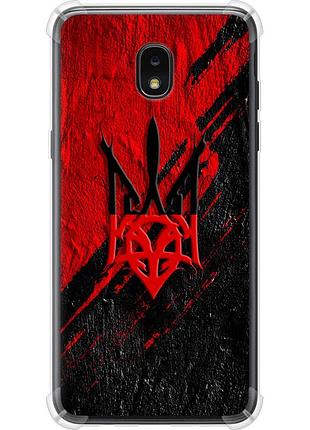 Чехол силикон с усиленными углами патриотический на телефон samsung galaxy j7 2018 герб v4 "5293sp-1502-58250"