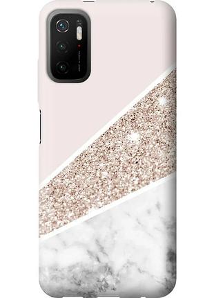 Чохол силіконовий на телефон xiaomi redmi note 10 5g пастельний мармур "4342u-2556-58250"