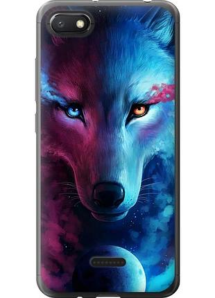 Чехол силиконовый на телефон xiaomi redmi 6a арт-волк "3999u-1531-58250"