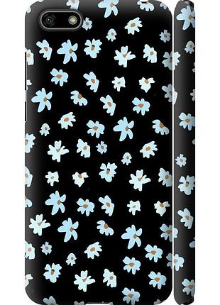 Чохол 3d пластиковий матовий на телефон huawei y5 2018 квітковий "4900m-1500-58250"