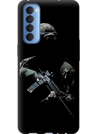 Чохол tpu патріотичний на телефон oppo reno 4 pro захисник v3 "5226b-2024-58250"