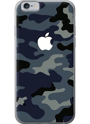 Чехол 2d пластиковый на телефон iphone 6 камуфляж 1 "4897t-45-58250"