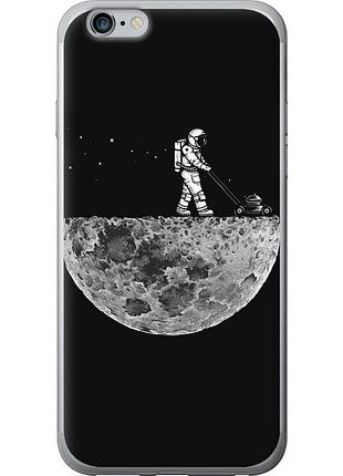 Чехол 2d пластиковый на телефон iphone 6 plus moon in dark "4176t-48-58250"
