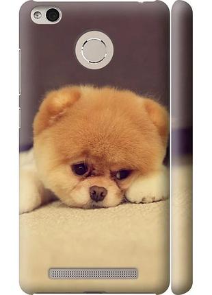 Чехол 3d пластиковый матовый на телефон xiaomi redmi 3 pro boo 2 "890m-341-58250"