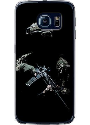 Чохол силіконовий патріотичний на телефон samsung galaxy s6 edge g925f захисник v3 "5226u-83-58250"