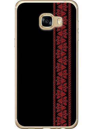 Чехол 2d пластиковый на телефон samsung galaxy c5 c5000 вышиванка 53 "2041t-301-58250"