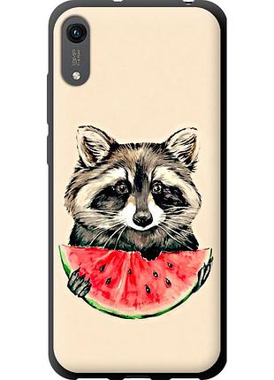 Чехол tpu на телефон huawei honor 8a енотик с арбузом "4605b-1635-58250"