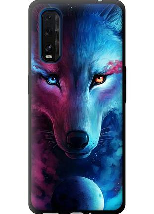 Чохол tpu на телефон oppo find x2 арт-вовк "3999b-1891-58250"