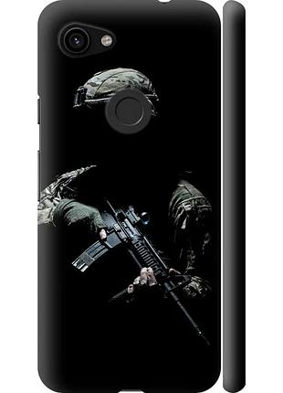 Чехол 3d пластиковый матовый патриотический на телефон google pixel 3a xl защитник v3 "5226m-1713-58250"