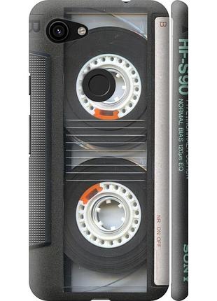 Чехол 3d пластиковый матовый на телефон google pixel 3a xl кассета "876m-1713-58250"