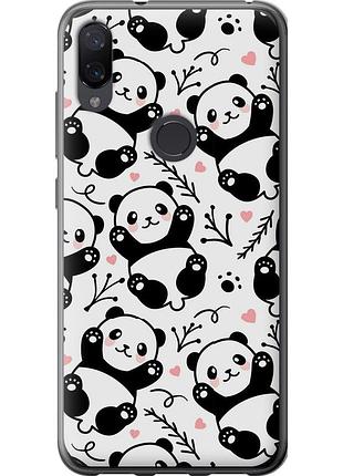 Чохол силіконовий на телефон xiaomi mi play панди "4318u-1644-58250"