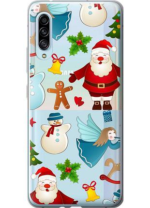 Чехол силиконовый на телефон samsung galaxy a90 5g новогодний 1 "4614u-1800-58250"