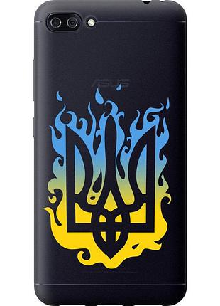 Чохол силіконовий патріотичний на телефон asus zenfone 4 max zc554kl герб v1 "5258u-1035-58250"