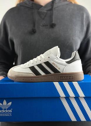 Женские кроссовки adidas handball spezial white black