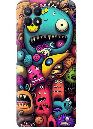 Чохол силіконовий на телефон realme narzo 50 смішні монстри "5549u-3066-58250"