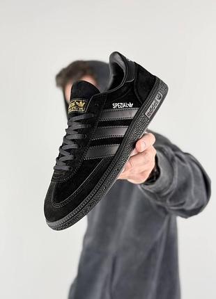 Мужские кроссовки adidas handball spezial black