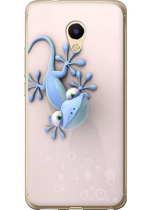 Чехол силиконовый на телефон meizu m5s геккончик "1094u-776-58250"
