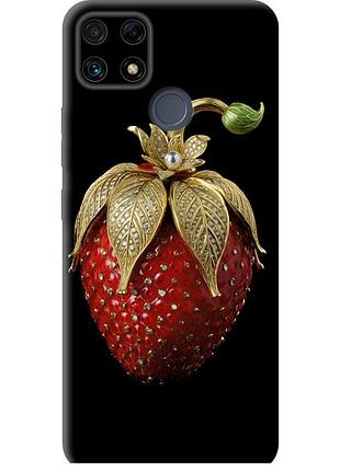 Чохол силіконовий на телефон realme c25s полуниця v3 "5638u-3679-58250"