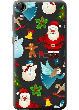 Чехол силиконовый на телефон htc desire 728g новогодний 1 "4614u-145-58250"
