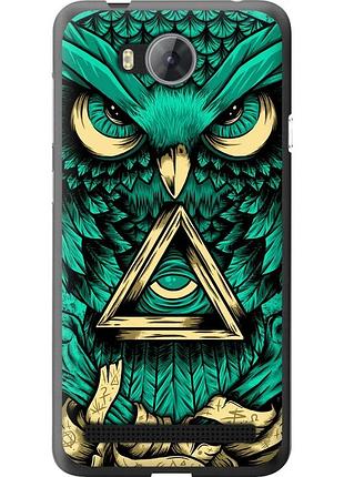 Чехол силиконовый на телефон huawei y3ii / y3 2 сова арт-тату "3971u-495-58250"