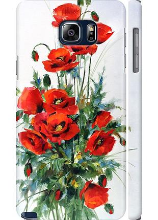 Чехол 3d пластиковый матовый на телефон samsung galaxy note 5 n920c маки "523m-127-58250"