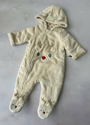 Человечек на малыша мишка хлопковый c&amp;a baby, р.62 (2-3 месяца)