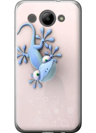 Чехол силиконовый на телефон huawei y3 2017 геккончик "1094u-991-58250"