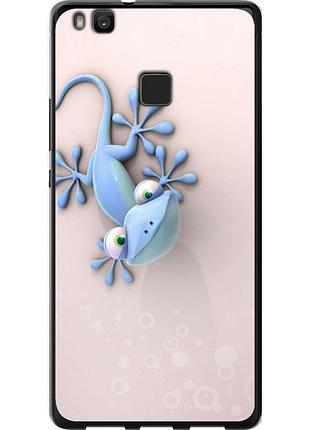Чохол 2d пластиковий на телефон huawei p9 lite гекончик "1094t-298-58250"