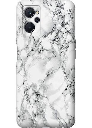 Чохол силіконовий на телефон realme 9i мармур білий "4480u-2705-58250"