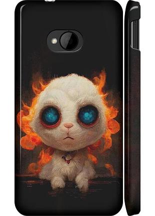 Чохол 3d пластиковий глянцевий патріотичний на телефон htc one m7 бавовнятко "5466c-36-58250"