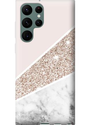 Чохол силіконовий на телефон samsung galaxy s22 ultra пастельний мармур "4342u-2500-58250"